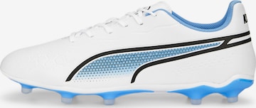 PUMA Soccer Cleats in White: front