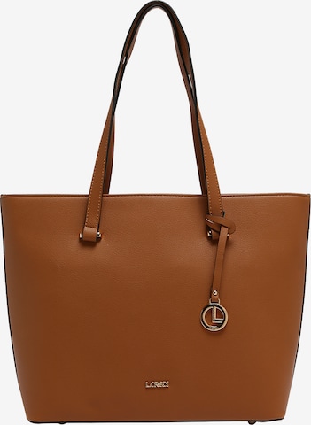 L.CREDI Shopper 'Filippa' in Bruin: voorkant