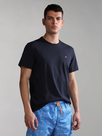 NAPAPIJRI - Camiseta en azul: frente