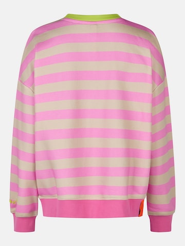salzhaut Sweatshirt 'Dickedauer' in Pink: back