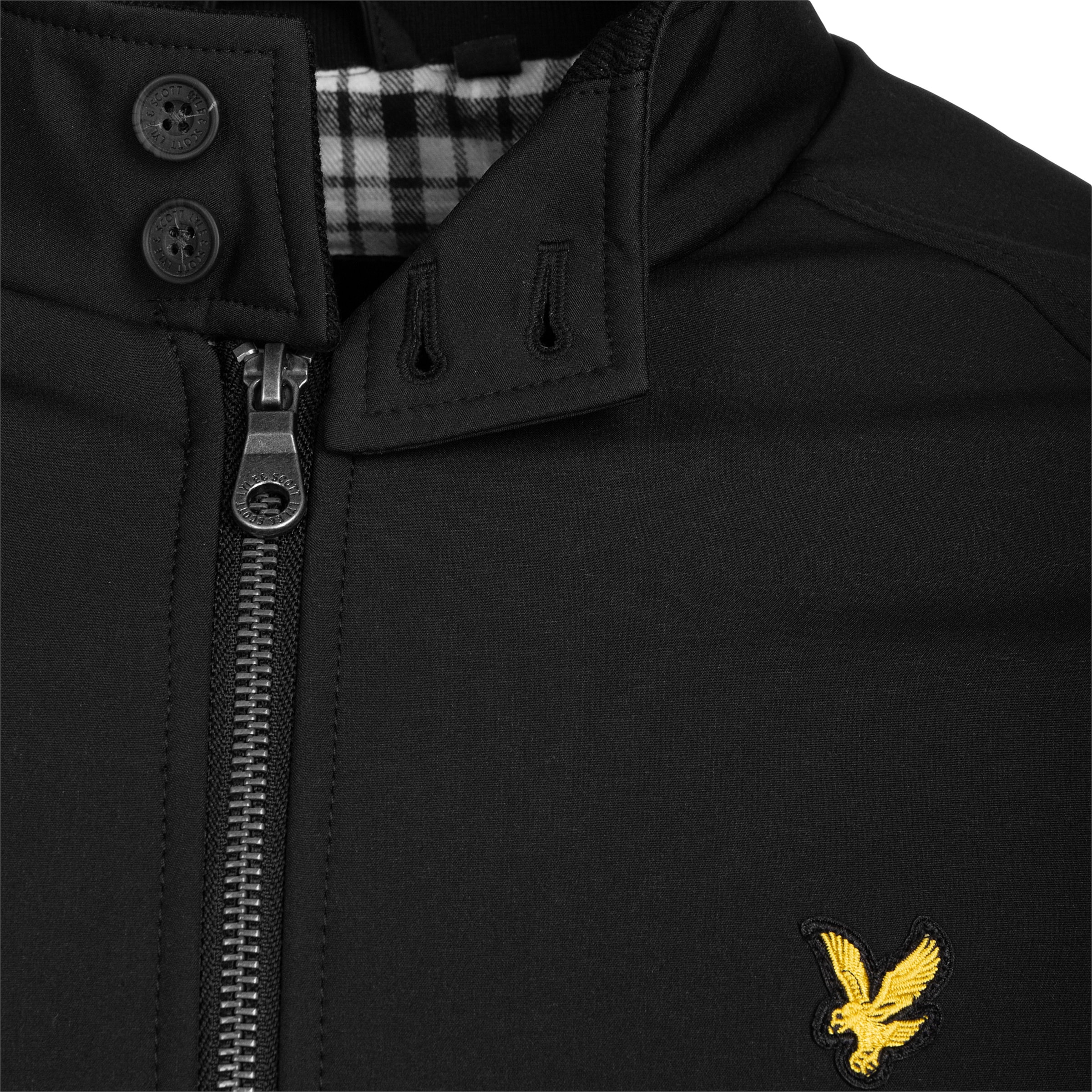 Lyle & Scott Jacke 'Harrington' in Schwarz