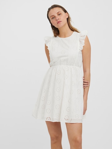 VERO MODA Letní šaty 'Naima' – bílá: přední strana