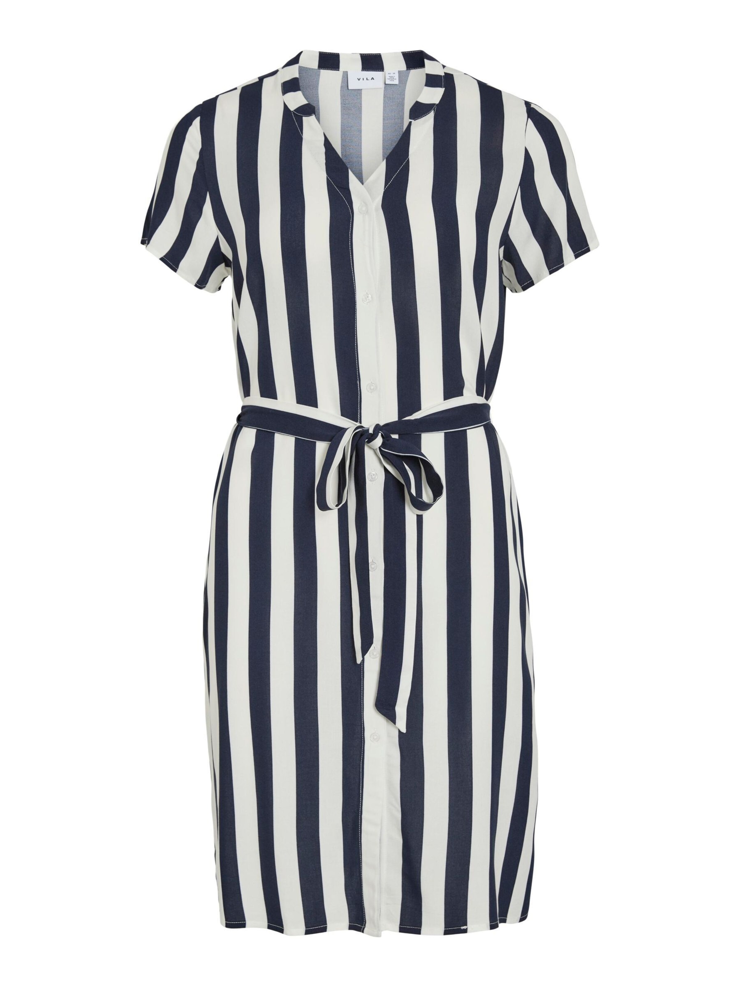 VILA - Vestido en azul: frente