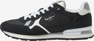 Pepe Jeans Sneakers 'Brit' in Black: front