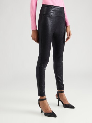 QS Slimfit Leggings i sort: forside