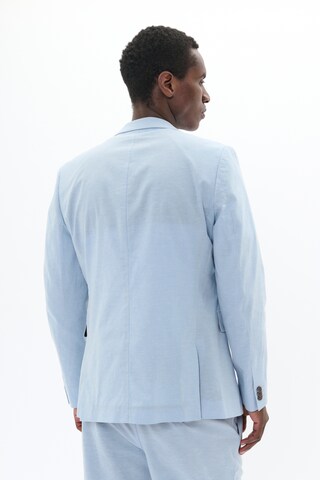 Matinique Regular fit Colbert 'George' in Blauw