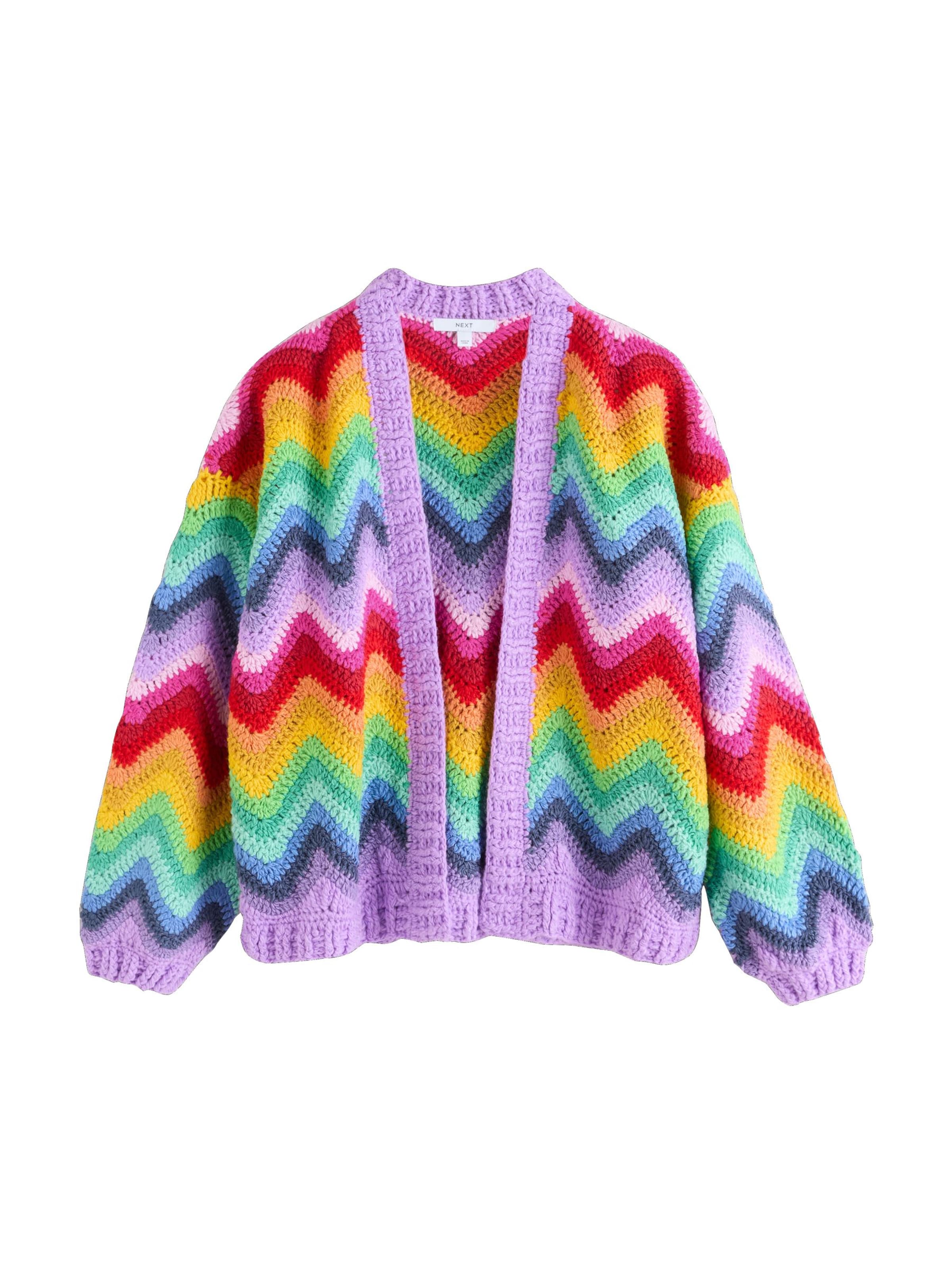 NextKardigan - ljubičasta boja: prednji dio