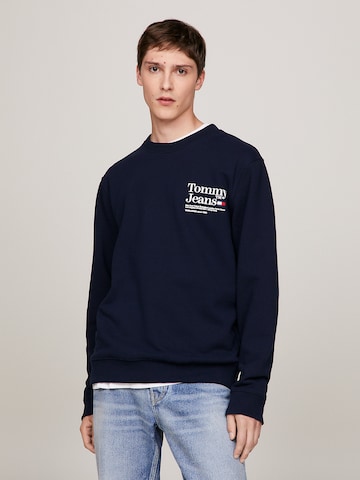 Tommy Jeans Sweatshirt in Blauw: voorkant