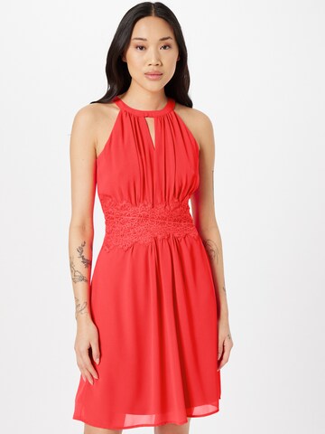 VILA Cocktail dress 'MILINA' in Red: front