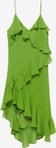 MANGO Sukienka 'Madeira' w kolorze zielony: przód