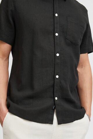 !Solid Slim fit Overhemd 'Allan' in Zwart