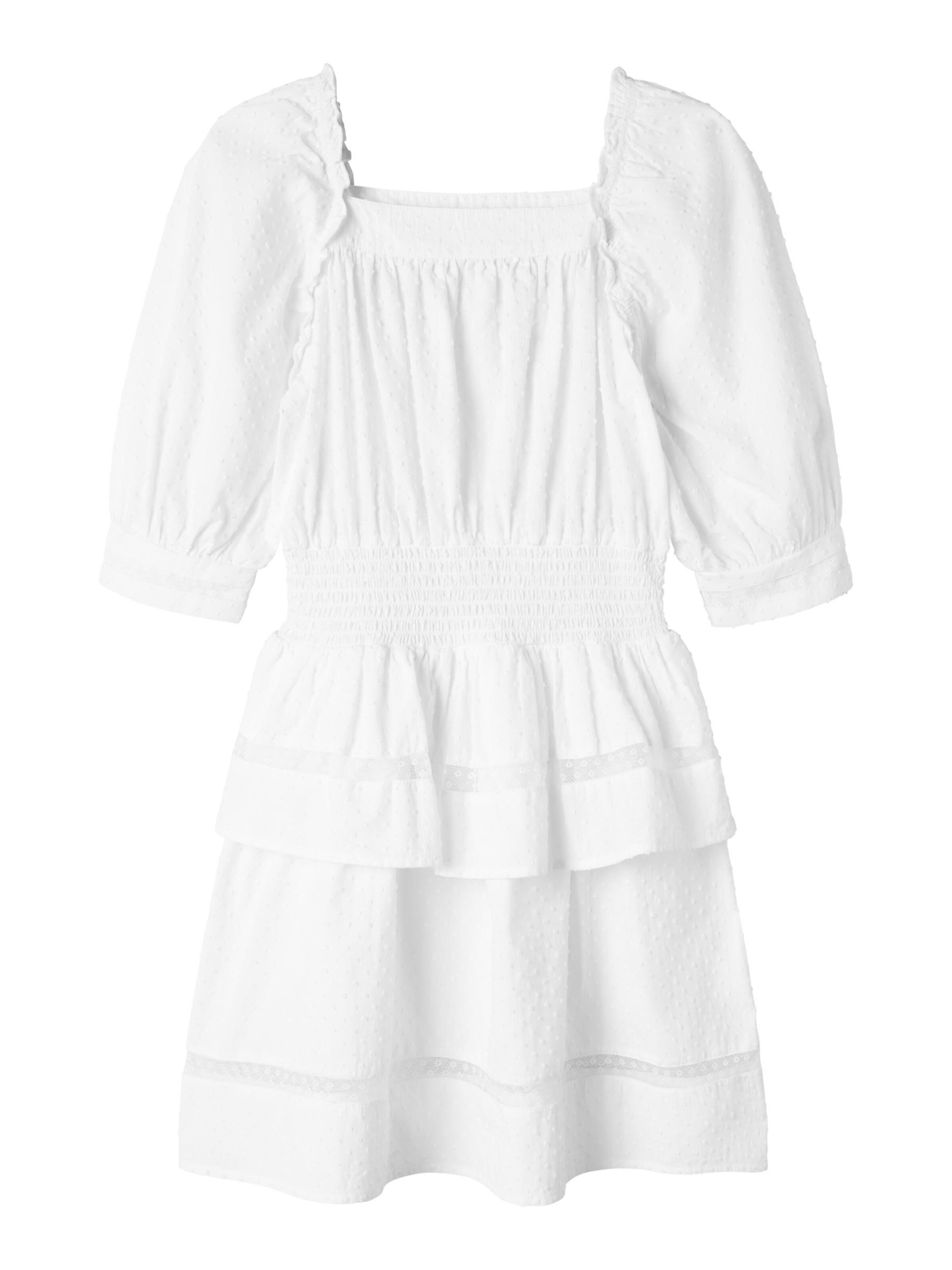 Robe NAME IT en blanc : devant