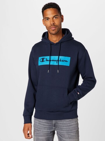 Champion Authentic Athletic Apparel Sweatshirt in Blauw: voorkant