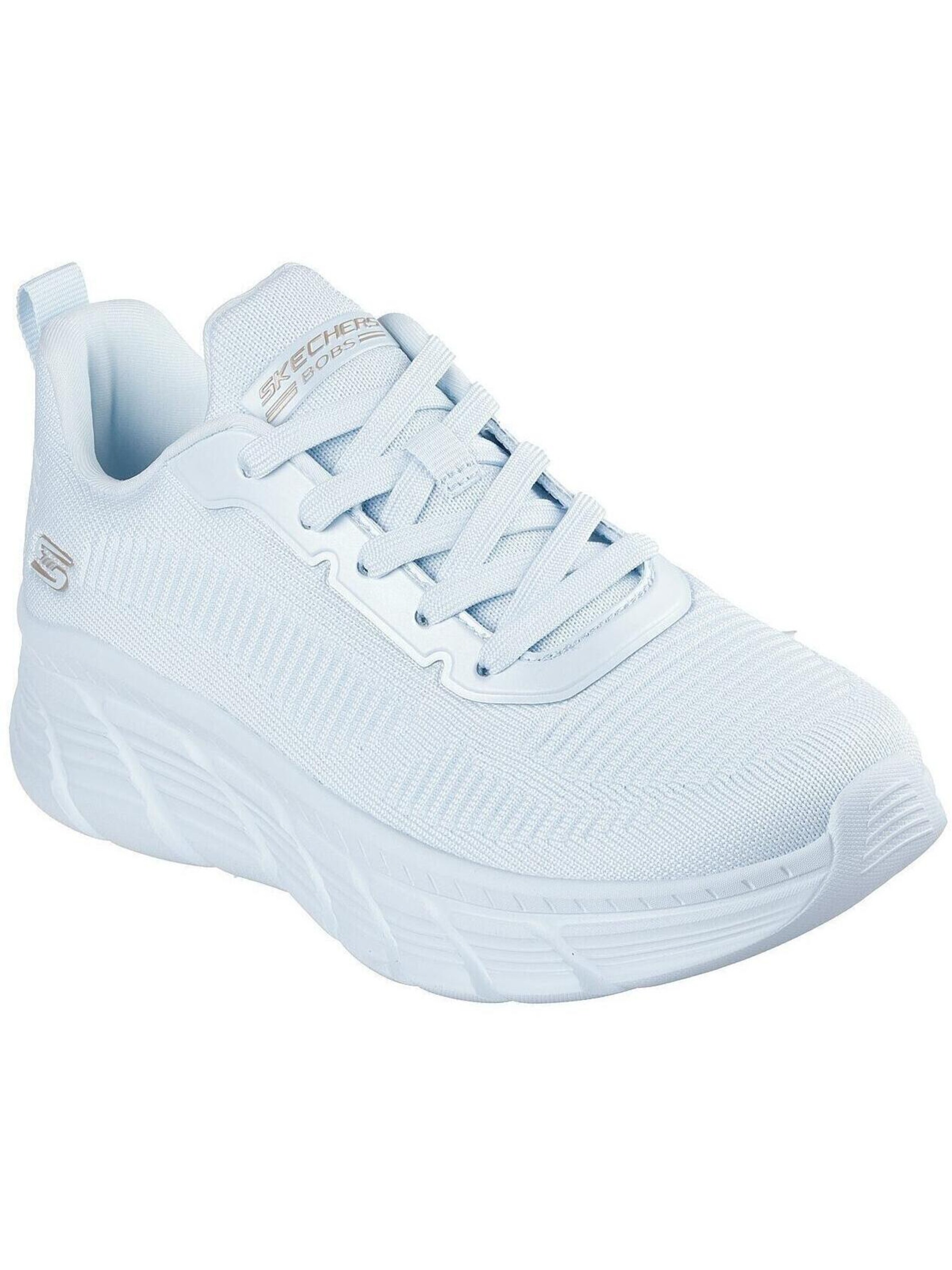 SKECHERS Sportschoen 'Bobs B Flex Hi - Fly' in Blauw: voorkant