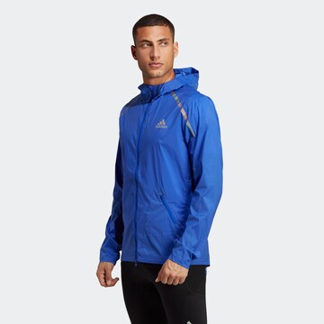 ADIDAS SPORTSWEAR Athletic Jacket 'Marathon' in Blue: front