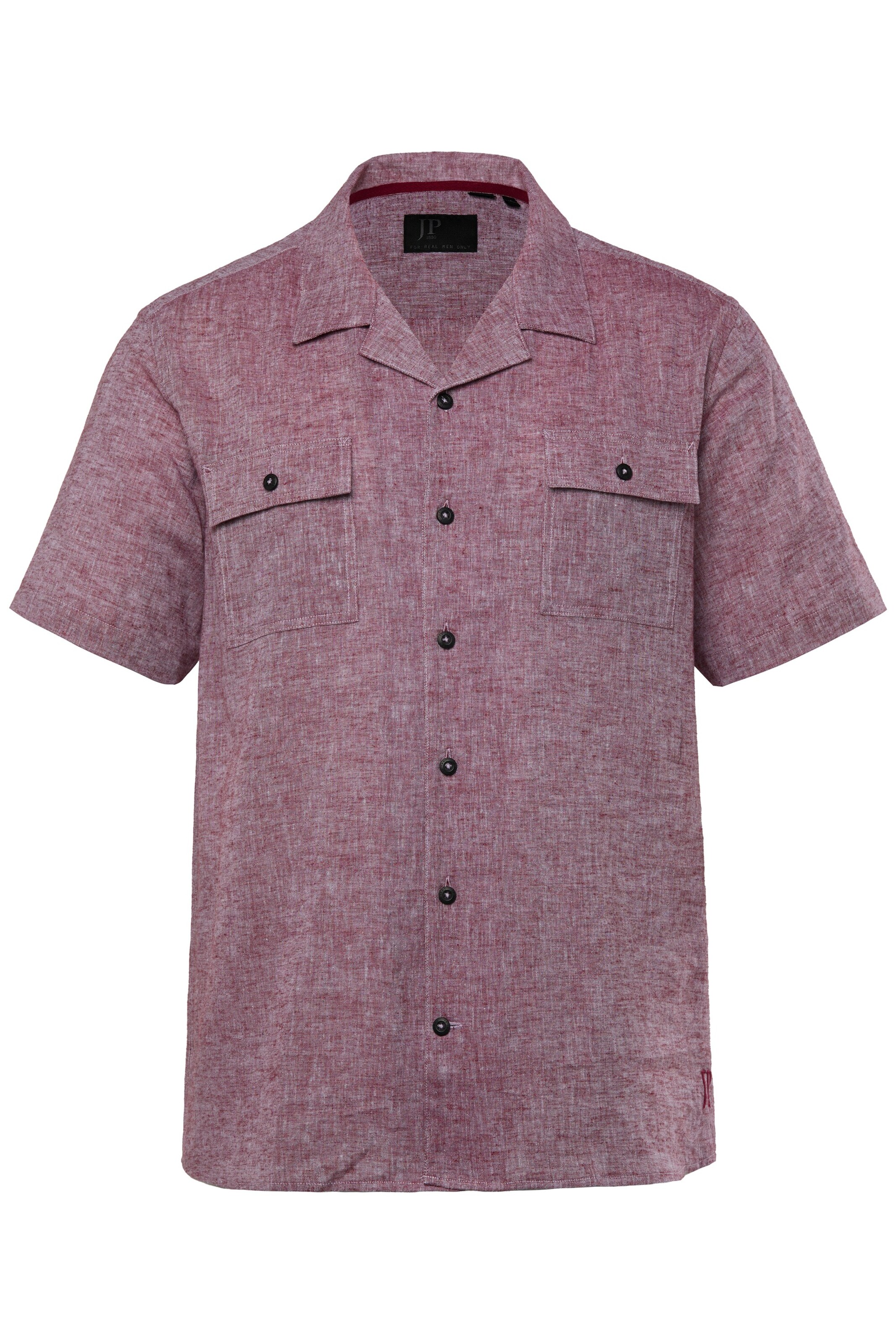 JP1880 Regular fit Overhemd in Rood: voorkant