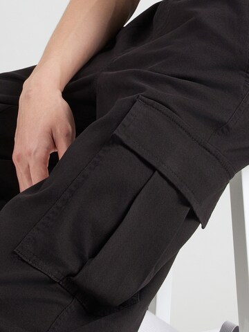 JACK & JONES - Tapered Pantalón cargo en negro