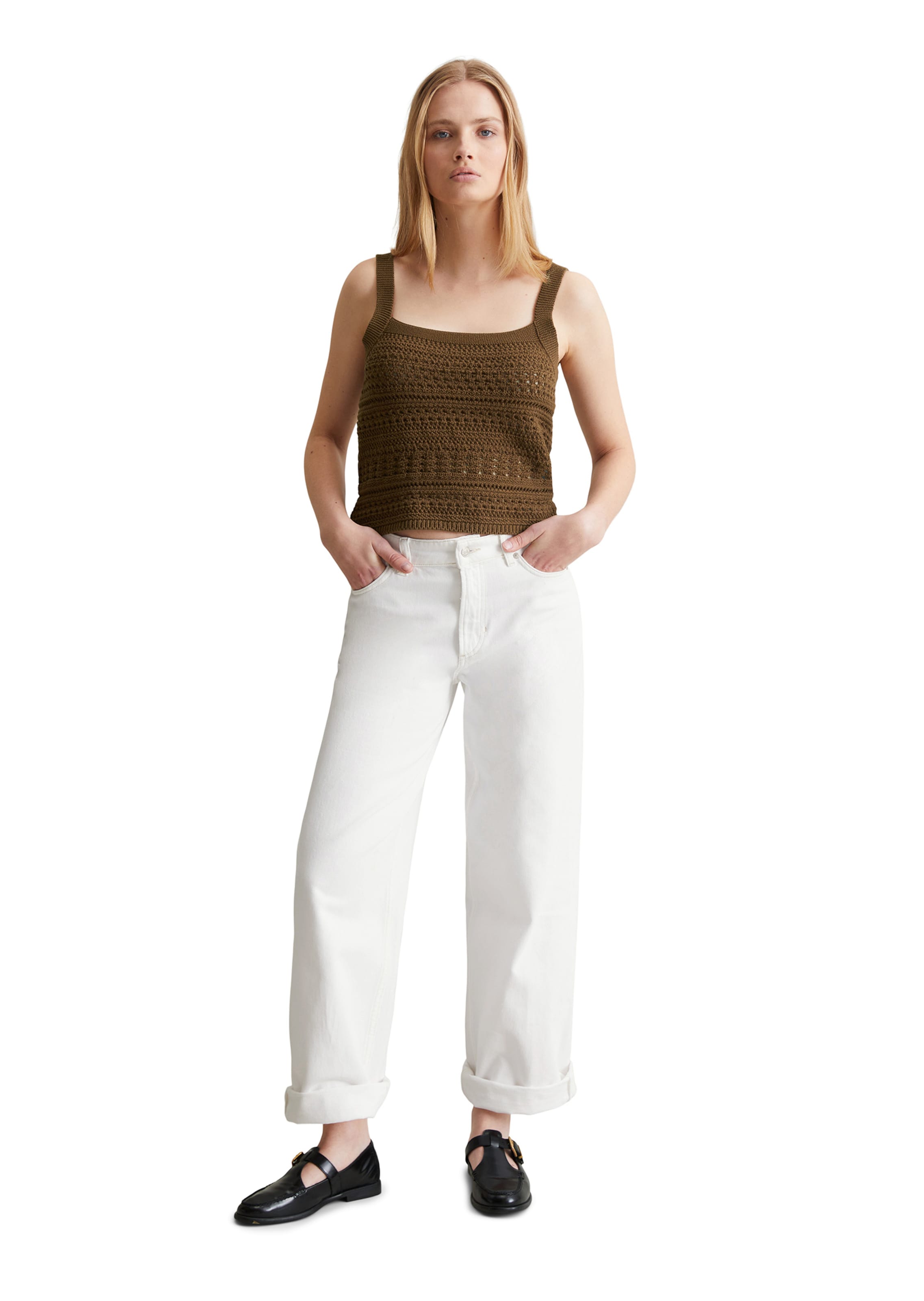 Marc O'Polo DENIM Knitted top in Brown