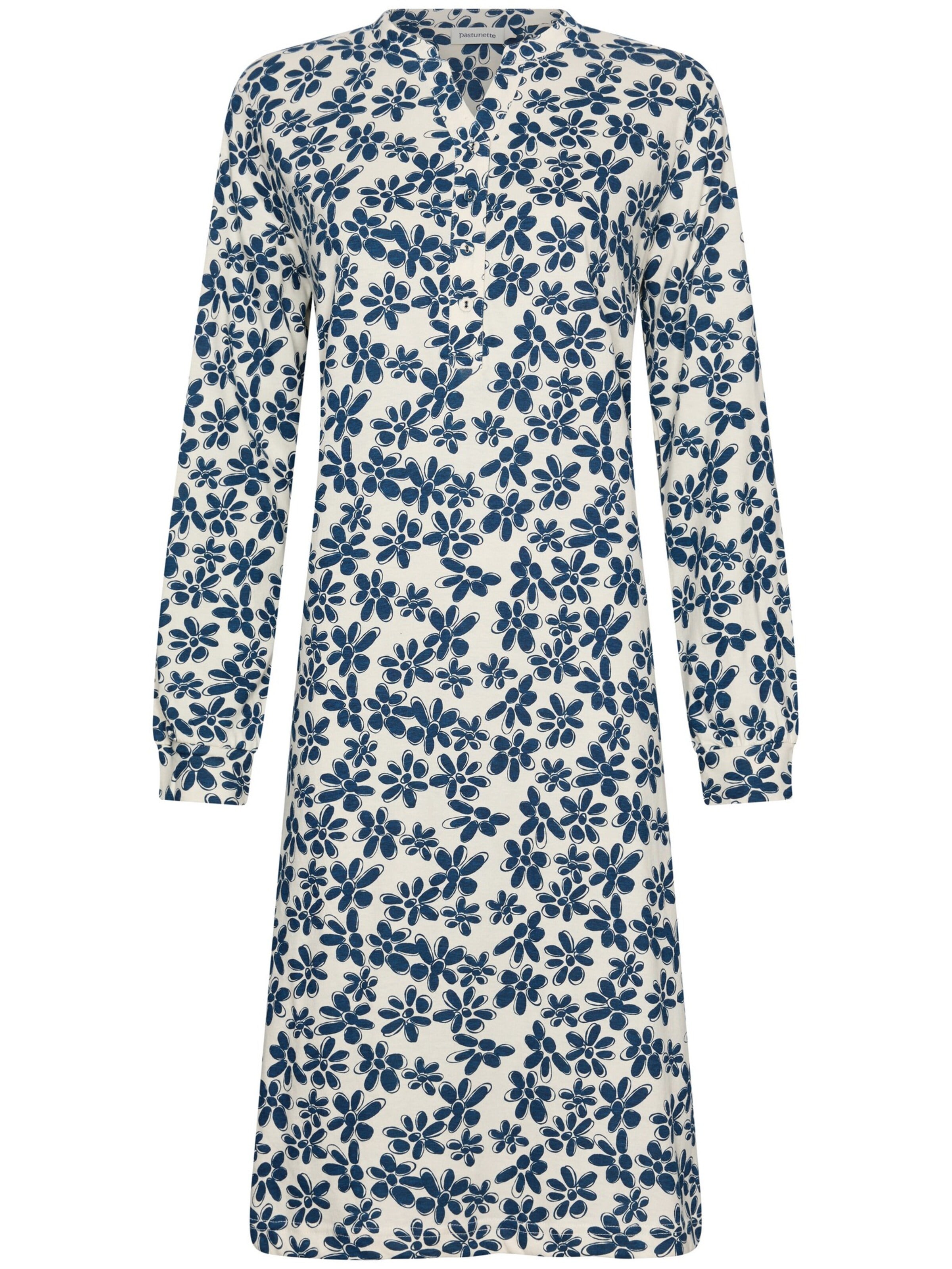 Chemise de nuit 'Nordic Bloom' Pastunette en beige