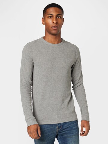 BOSS Orange Sweater 'Tempest' in Grey: front