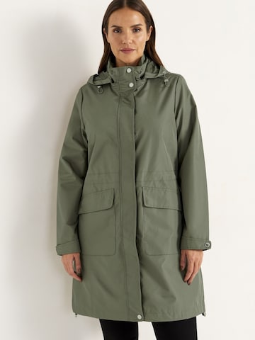 Cellbes of Sweden Tussenparka 'Mette' in Groen: voorkant