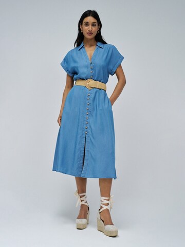 Salsa Jeans Dress in Blue: front