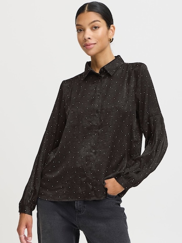 b.young Blouse 'Halle' in Zwart: voorkant