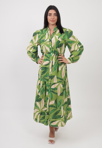 Elara Kjole i grøn: forside