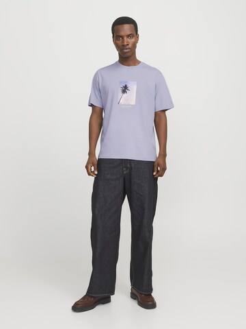 JACK & JONES T-Shirt 'JORVesterbro' in Lila
