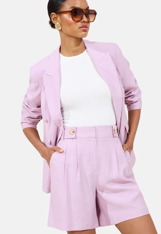 Lipsy Shorts in Lila: Vorderseite