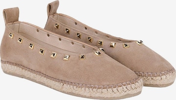 Desa - Alpargatas 'Slipper' en beige: frente