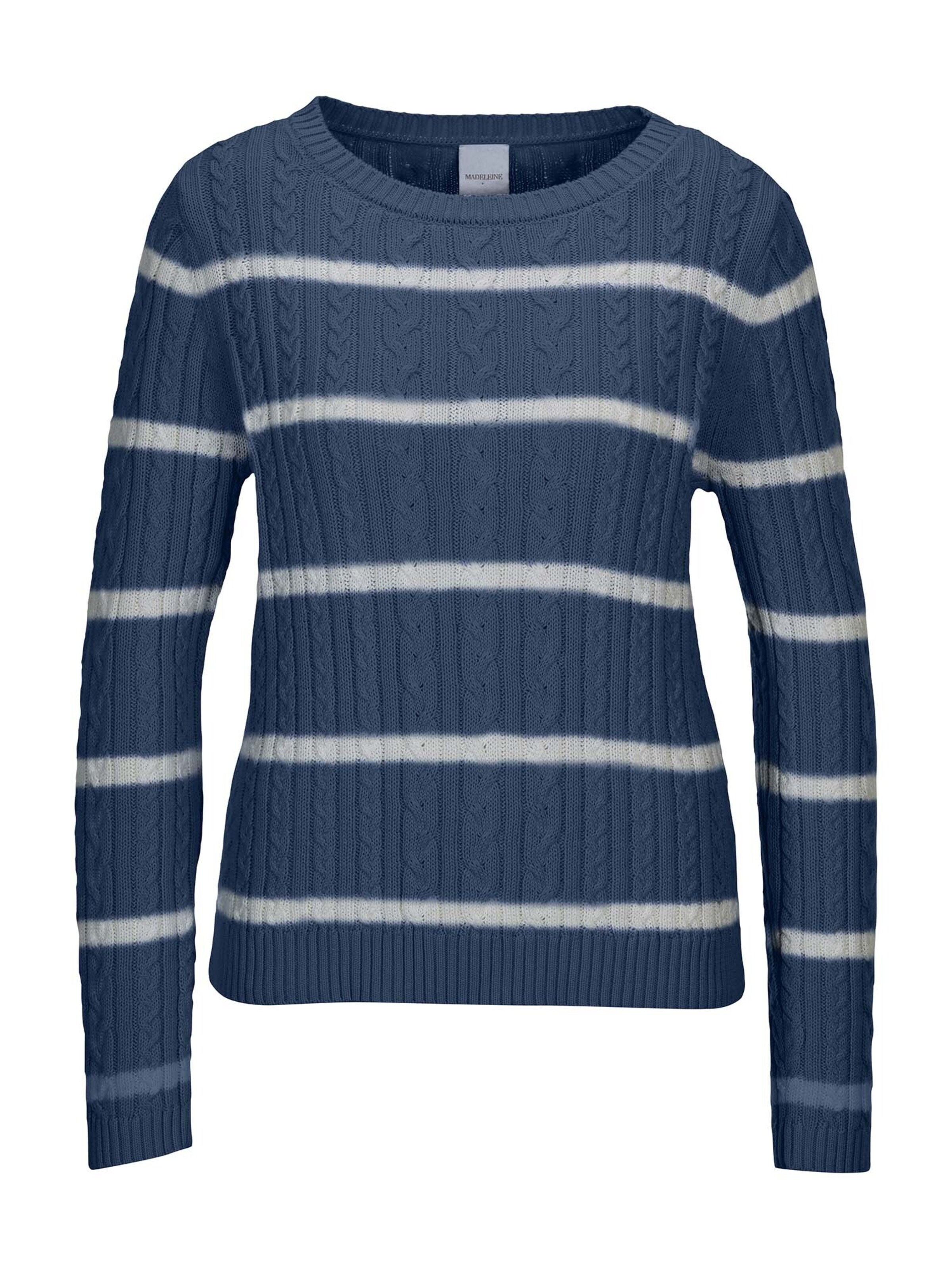 MADELEINE Trui in Blauw: voorkant