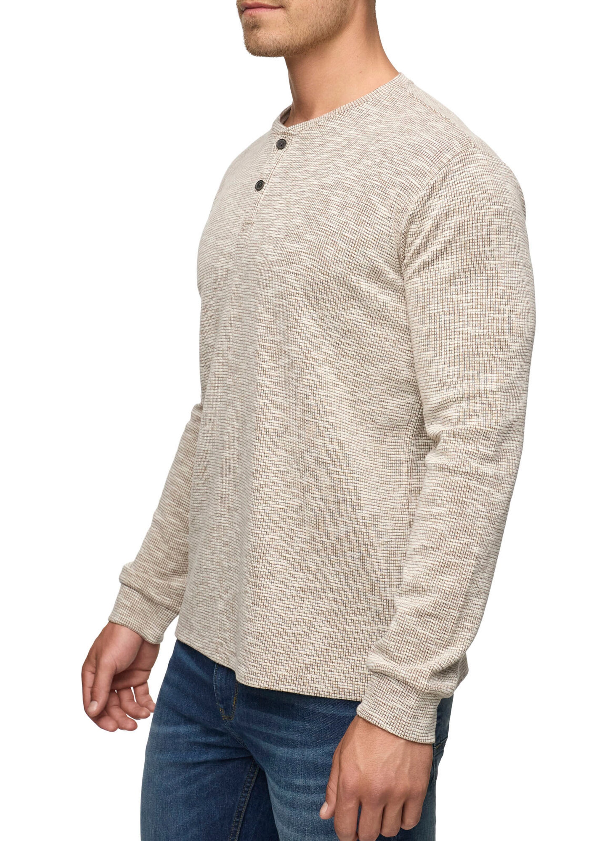 INDICODE JEANS Shirt in Beige