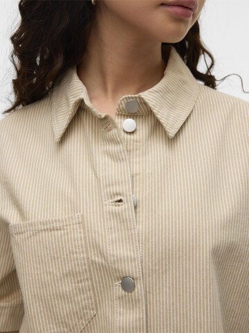 VERO MODA Jurk 'VMZella' in Geel