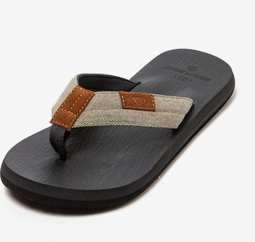 Brasileras - Zapatos para playa y agua 'Serenity' en verde: frente