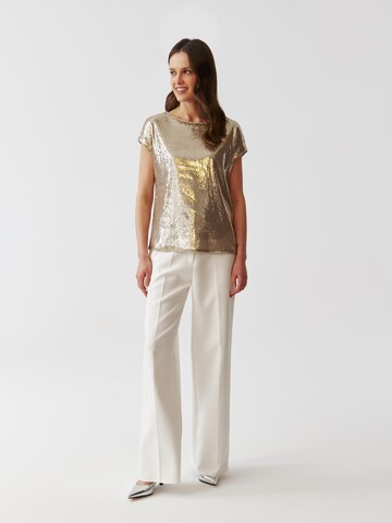 T-shirt 'Cekina' TATUUM en beige