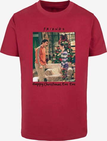 ABSOLUTE CULT T-Shirt 'Friends - Happy Christmas Eve' in Rot: predná strana