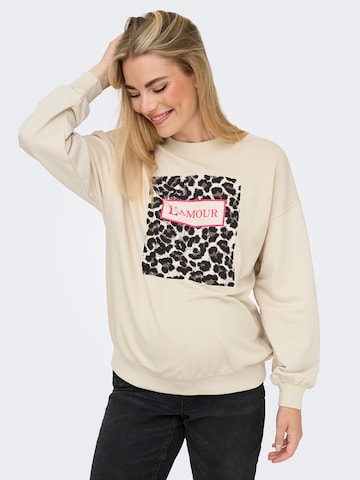 Sweat-shirt 'OLMFresh' Only Maternity en gris