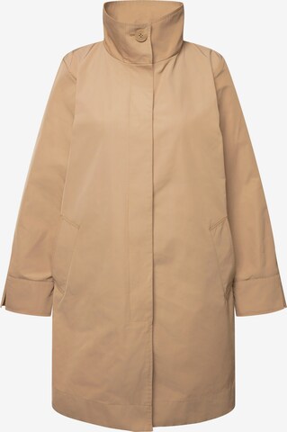 Ulla Popken Between-Season Jacket in Beige: front