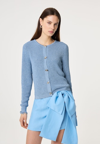 Fabienne Chapot Gebreid vest in Blauw: voorkant