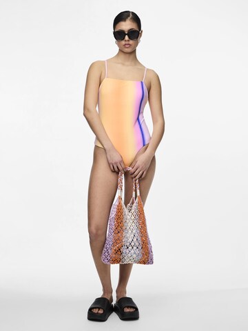 Maillot de bain 'PCAnni' PIECES en orange