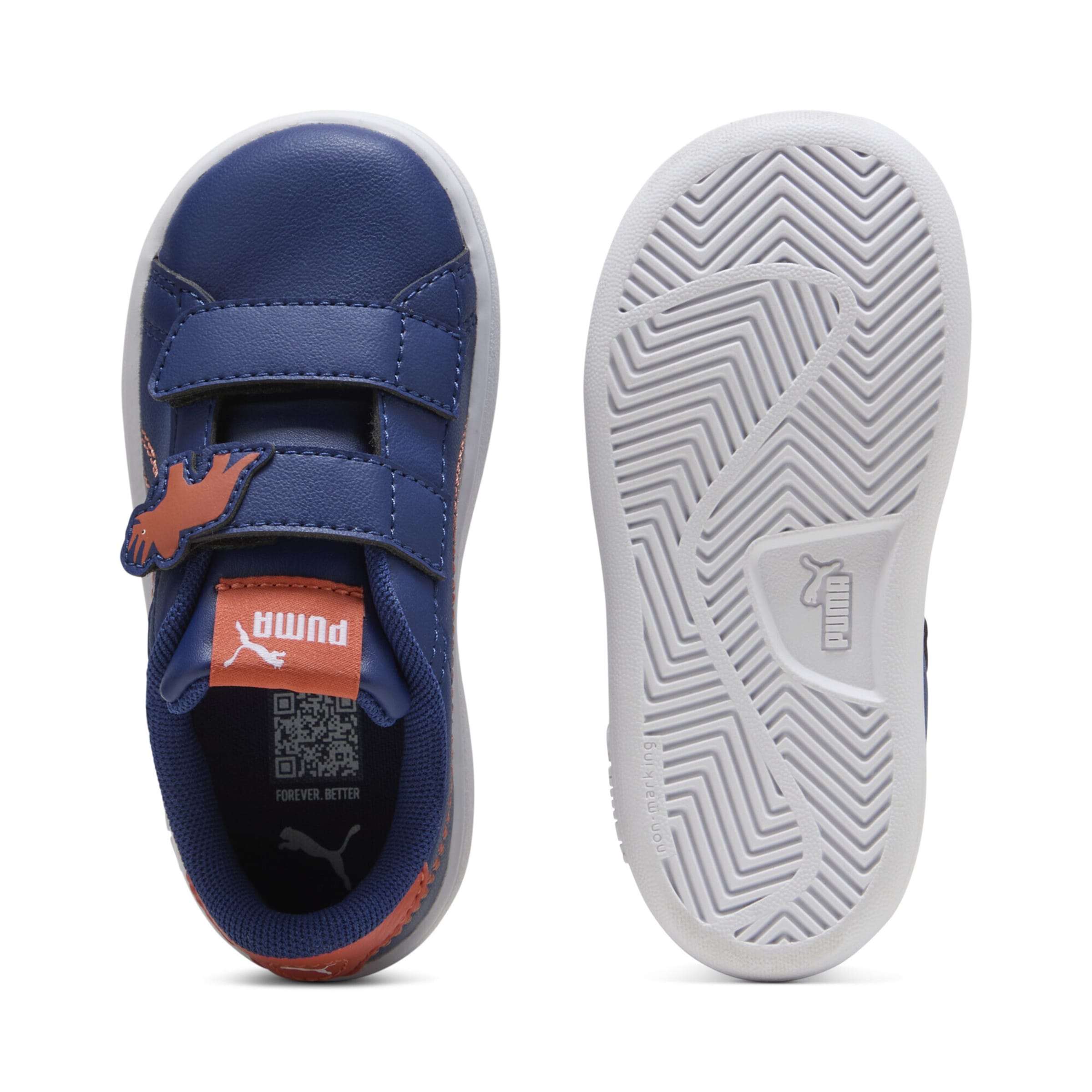 PUMA Sneaker 'Smash 3.0 Dino' in Blau