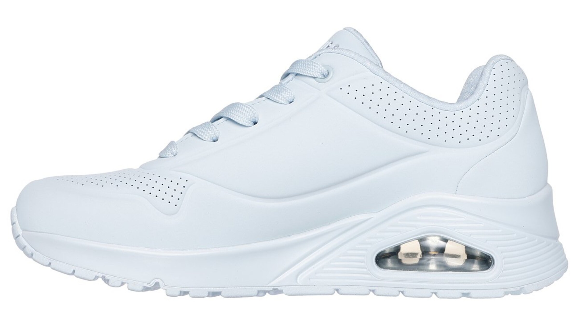 SKECHERS Platform trainers 'Uno Stand On Air' in Blue: front