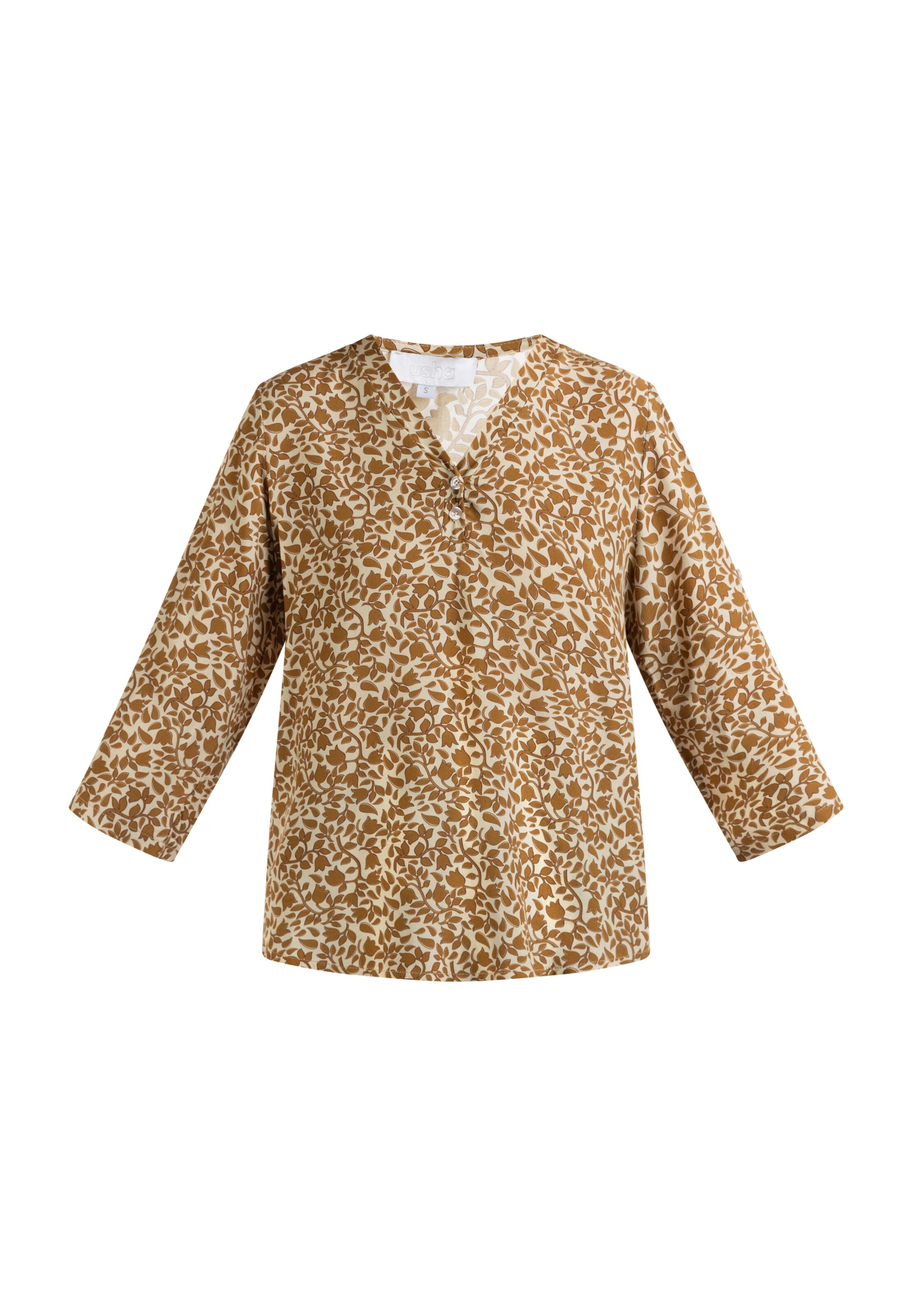 Usha Bluse i beige: forside
