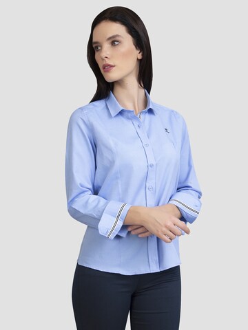 Sir Raymond Tailor Blouse 'Lolas' in Blauw