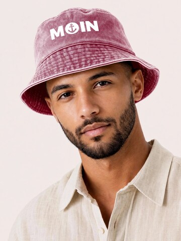 Neverless Hat 'Moin' in Red