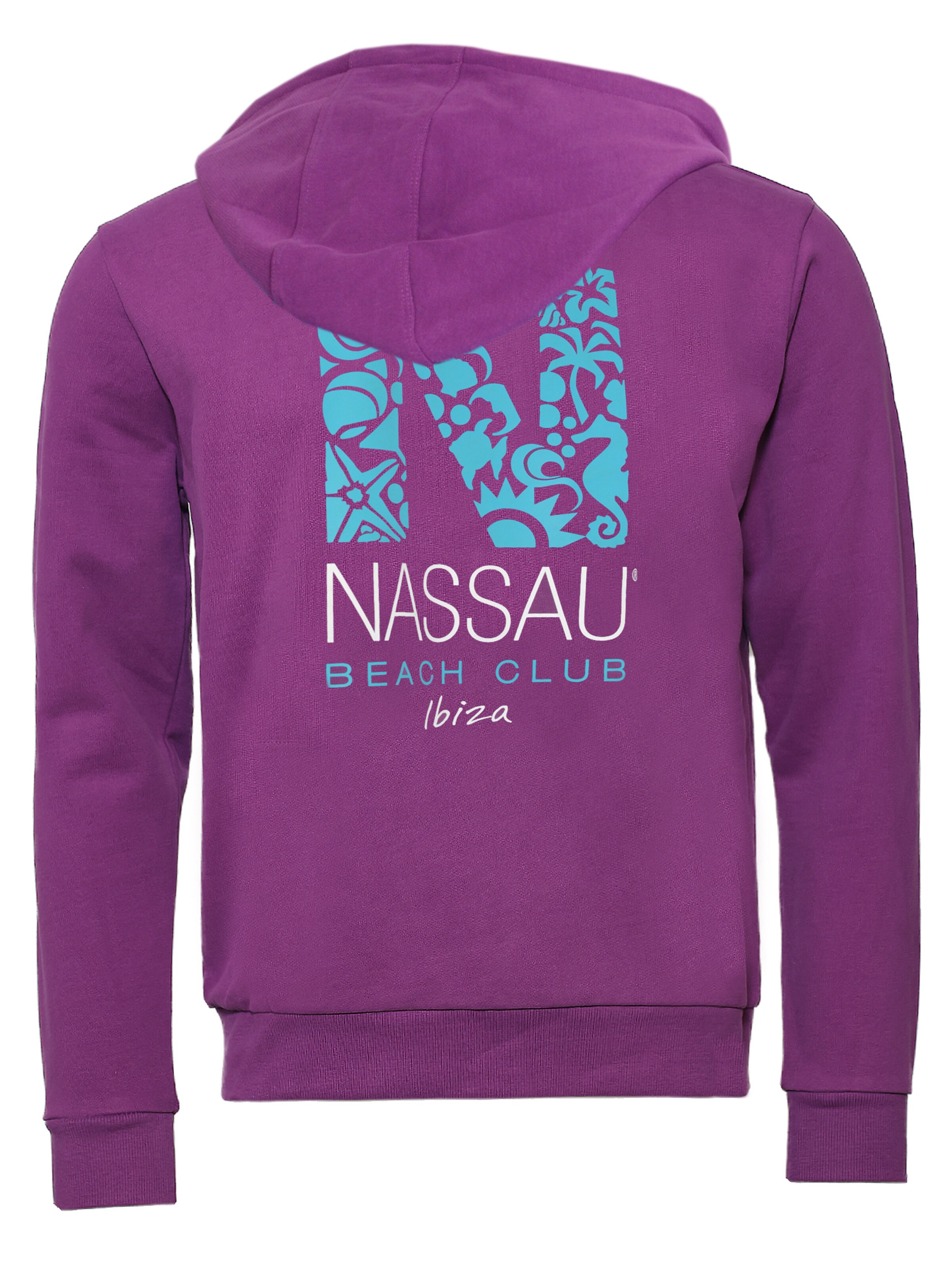 NASSAU Beach Club Sweatshirt ' NB231047 ' in Purple