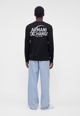 ARMANI EXCHANGE - Camiseta en azul: frente