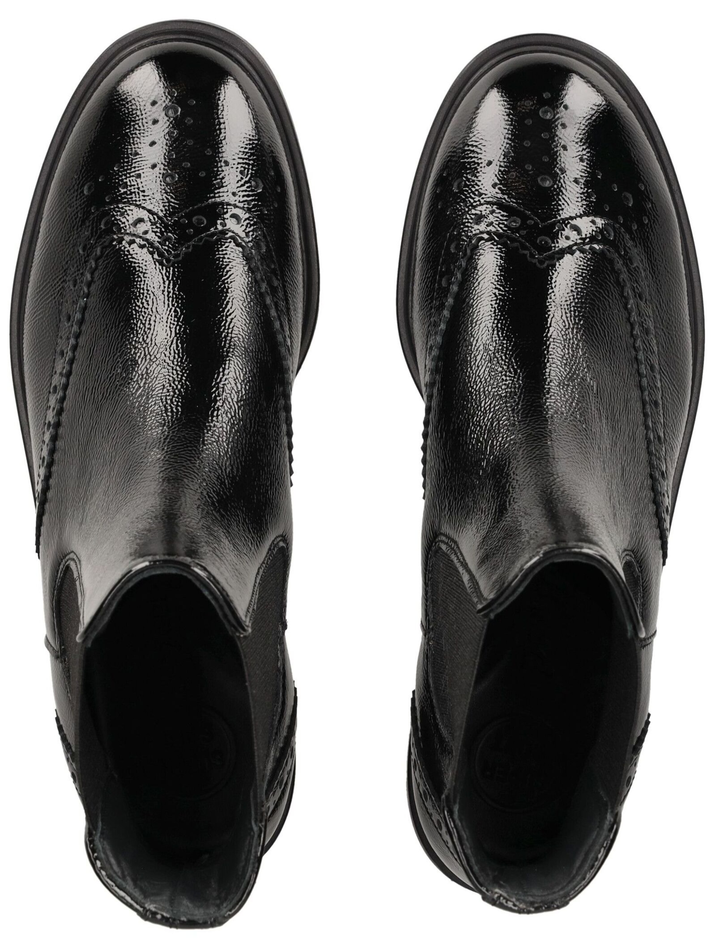 Paul Green Chelsea boots 'Star' in Zwart