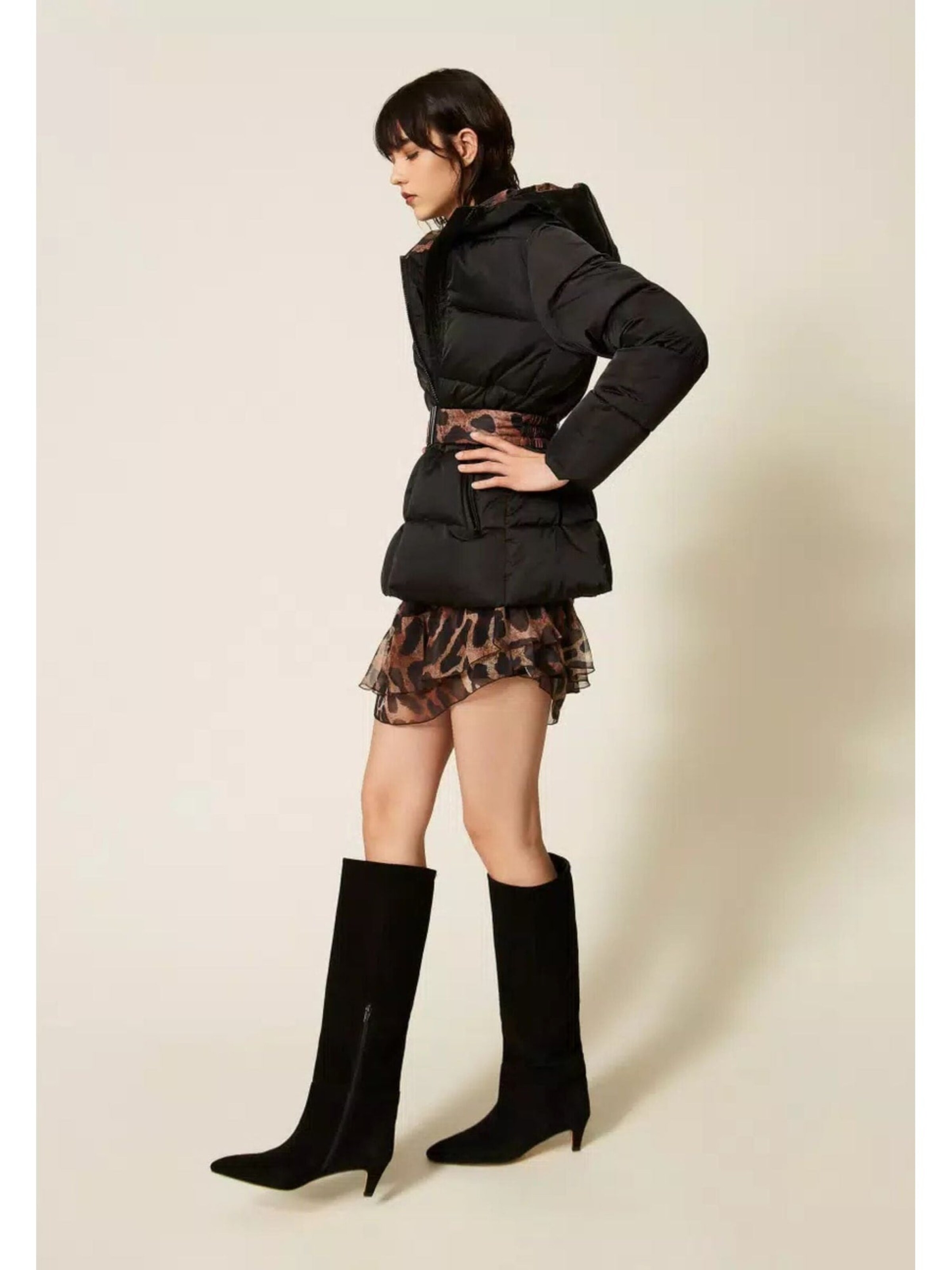 Twinset Winter Jacket 'Actitude' in Black
